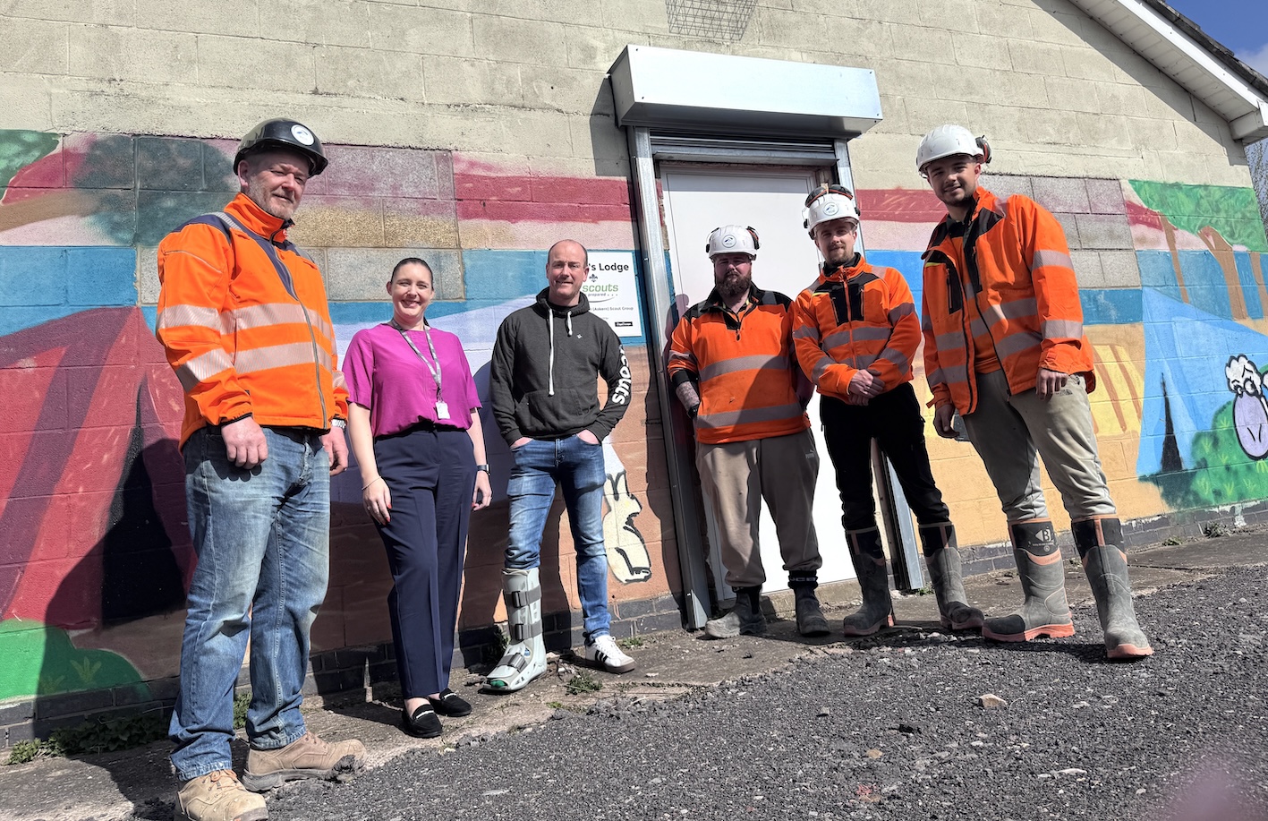 Avari Helps to Rebuild Doncaster Scout Hut